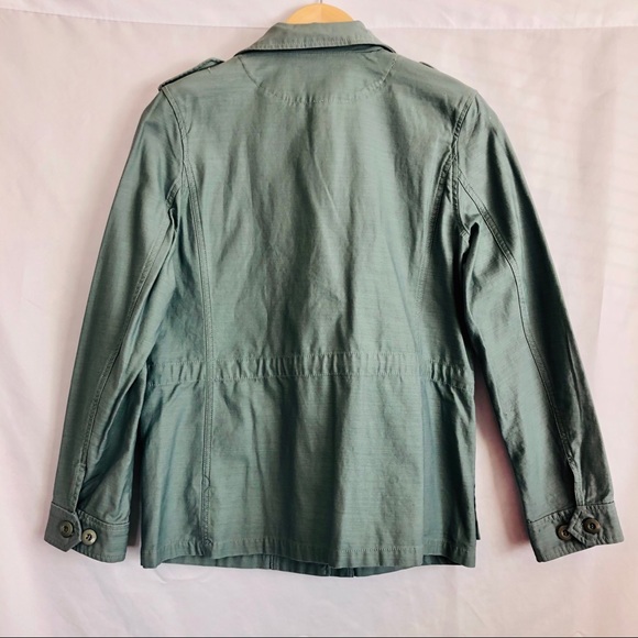 Sage Cotton Utility Jacket - Picture 9 of 12